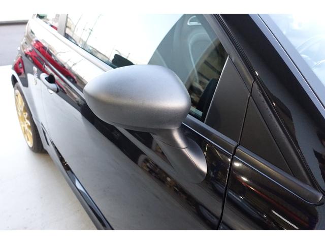 アバルト595 スコルピオーネオーロ 左ハンドル 5MT レコードモンツァマフラー Beats ハーフレザーシート デジタルインナーミラー CarPlay バックカメラ ETC キーレス スペアキー 保証書 取説(50枚目)