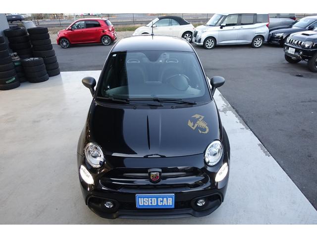 アバルト595 スコルピオーネオーロ 左ハンドル 5MT レコードモンツァマフラー Beats ハーフレザーシート デジタルインナーミラー CarPlay バックカメラ ETC キーレス スペアキー 保証書 取説(62枚目)