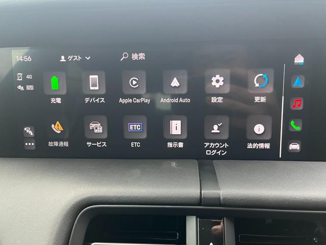 タイカン タイカン　４Ｓ　禁煙車　シートヒーター　レーンチェンジアシスト　ブラックレザーシート　全方位カメラ　ブラインドスポット　ドライブレコーダー　　パワーバックドア　ＡｐｐｌｅＣａｒＰｌａｙ（62枚目）