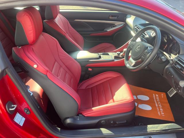 ＲＣ ＲＣ３５０　Ｆスポーツ　ワンオーナー　禁煙車　３眼ＬＥＤヘッドライト　ベンチレーション付き専用革シート　左右独立エアコン　オレンジキャリパー　ブラインドスポット　リアクロストラフィック　プリクラッシュセーフティ　ＴＦＴ液晶（4枚目）