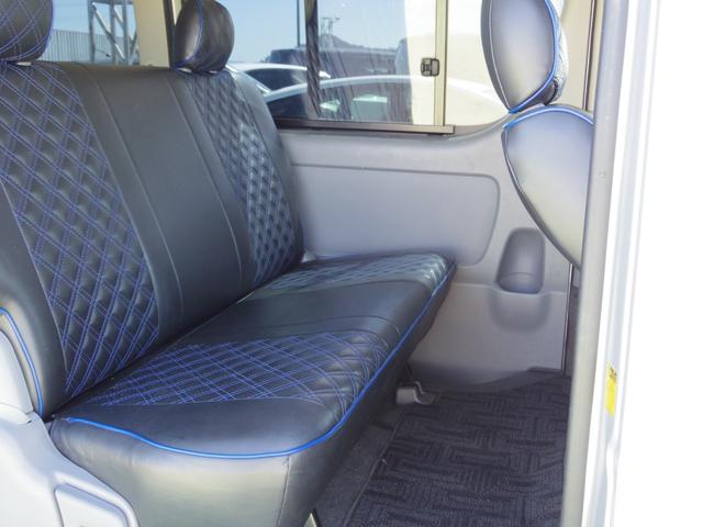 ハイエースバン ロングスーパーGL 15インチデイトナホイール NASCAR ホワイトレタータイヤ AppleCarPlay・Android Auto・Bluetooth対応ディスプレイオーディオ Bカメラ シートカバー(16枚目)