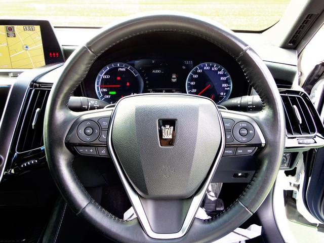クラウンハイブリッド RSアドバンス サンルーフ コンビシート 8型ナビTV Bカメラ ETC フルセグ レーダークルーズ CD/DVD Bluetooth シーケンシャルウィンカー パワーシート プリクラッシュ ステアリングヒーター(10枚目)