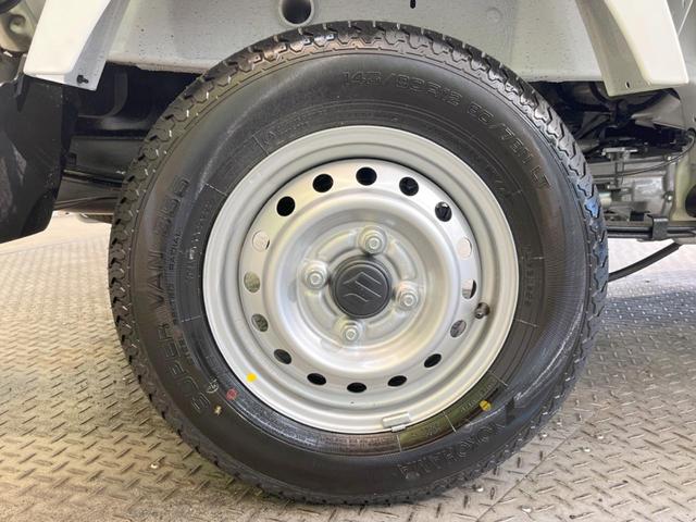 KCエアコン・パワステ 届出済未使用車 5速ミッション エアコン・パワステセット パートタイム4WD 横滑り防止装置 マニュアルエアコン 純正ステアリング 純正12インチホイール(39枚目)