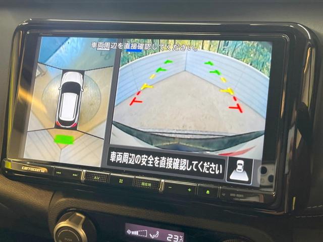 X アラウンドビューモニター デジタルミラー 9型ナビ 衝突被害軽減 プロパイロット インテリジェントキー クリアランスソナー 革巻きステアリング ハーフレザー LEDヘッド 純正17インチアルミ ETC(4枚目)
