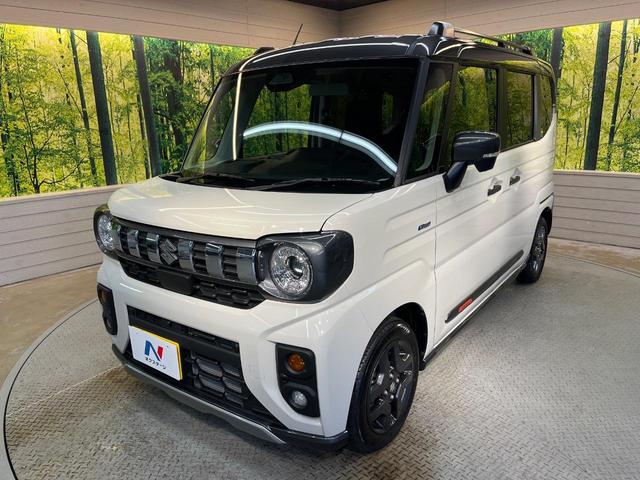 スペーシアギア ハイブリッドＸＺ　ターボ　メーカー９型ナビ　全周囲カメラ　両側電動ドア　ステアリングヒーター　シートヒーター　オットマン　ＬＥＤヘッド　純正１４ＡＷ　ヘッドアップディスプレイ　アダプティブクルーズ　ワンオーナー　禁煙車（59枚目）