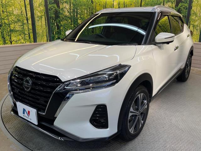 キックス Ｘ　純正９型ナビ　全周囲カメラ　衝突軽減装置　プロパイロット　禁煙車　ハーフレザーシート　ドライブレコーダー　コーナーセンサー　レーンキープ　スマートキー　ＬＥＤヘッド　ＥＴＣ　オートマチックハイビーム（52枚目）