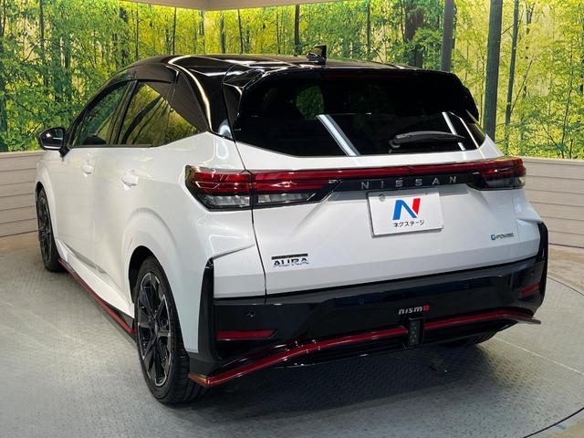 オーラ ニスモ　純正９型ナビ　全周囲カメラ　禁煙車　デジタルインナーミラー　ハーフレザーシート　コーナーセンサー　スマートキー　ＬＥＤヘッド　ＥＴＣ２．０　ドライブレコーダー　プロパイロット　ニスモエアロ（58枚目）