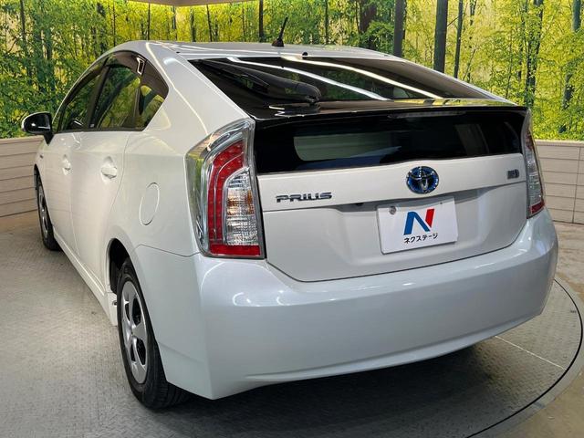 プリウス S 純正ナビ バックカメラ 禁煙車 HIDヘッド ETC スマートキー オートライト オートエアコン 純正15インチAW Bluetooth CD/DVD 革巻きステアリング ステアリングスイッチ(51枚目)