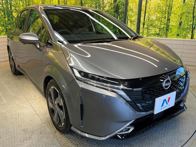 オーラ G 純正9インチナビ デジタルインナーミラー 全周囲カメラ 衝突被害軽減システム 禁煙車 ハーフレザーシート ETC ドラレコ コーナーセンサー LEDヘッド 車線逸脱警報 オートライト スマートキー(17枚目)