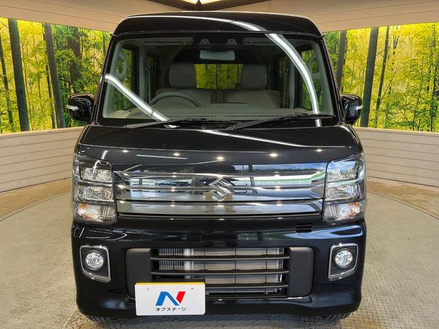 エブリイワゴン PZターボスペシャル 届出済未使用車 両側電動ドア スズキセーフティサポート 純正14AW LEDヘッド ベンチシート レーンアシスト 電動格納ミラー アイドリングストップ 横滑り防止 オートエアコン スマートキー(47枚目)