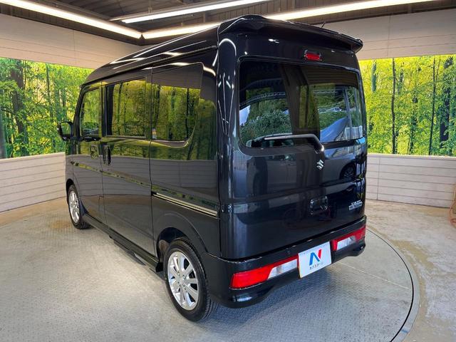 エブリイワゴン PZターボスペシャル 届出済未使用車 両側電動ドア スズキセーフティサポート 純正14AW LEDヘッド ベンチシート レーンアシスト 電動格納ミラー アイドリングストップ 横滑り防止 オートエアコン スマートキー(50枚目)