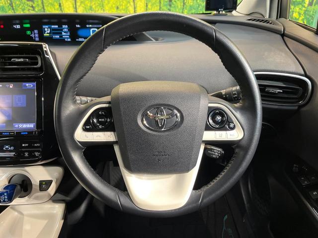 プリウス A 純正9型ナビ バックカメラ セーフティセンス レーダークルーズ コーナーセンサー スマートキー LEDヘッド ETC オートマチックハイビーム ブラインドスポットモニター 車線逸脱警報 オートライト(11枚目)