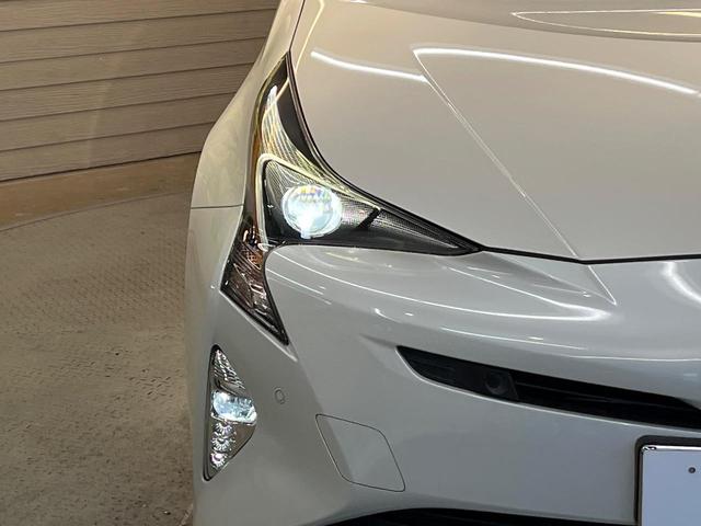 プリウス A 純正9型ナビ バックカメラ セーフティセンス レーダークルーズ コーナーセンサー スマートキー LEDヘッド ETC オートマチックハイビーム ブラインドスポットモニター 車線逸脱警報 オートライト(12枚目)