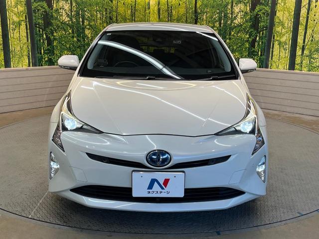 プリウス A 純正9型ナビ バックカメラ セーフティセンス レーダークルーズ コーナーセンサー スマートキー LEDヘッド ETC オートマチックハイビーム ブラインドスポットモニター 車線逸脱警報 オートライト(14枚目)