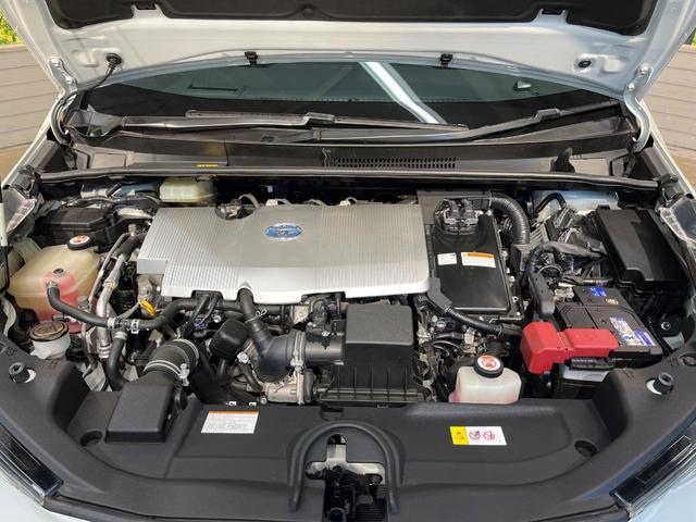 プリウス A 純正9型ナビ バックカメラ セーフティセンス レーダークルーズ コーナーセンサー スマートキー LEDヘッド ETC オートマチックハイビーム ブラインドスポットモニター 車線逸脱警報 オートライト(18枚目)