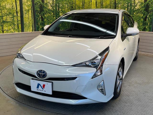 プリウス A 純正9型ナビ バックカメラ セーフティセンス レーダークルーズ コーナーセンサー スマートキー LEDヘッド ETC オートマチックハイビーム ブラインドスポットモニター 車線逸脱警報 オートライト(56枚目)