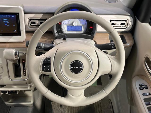 アルトラパン X バックカメラ 衝突軽減装置 禁煙車 2トーンカラー シートヒーター ドラレコ スマートキー HIDヘッド オートマチックハイビーム 車線逸脱警報 誤発進抑制機能 Bluetooth 純正14インチAW(10枚目)