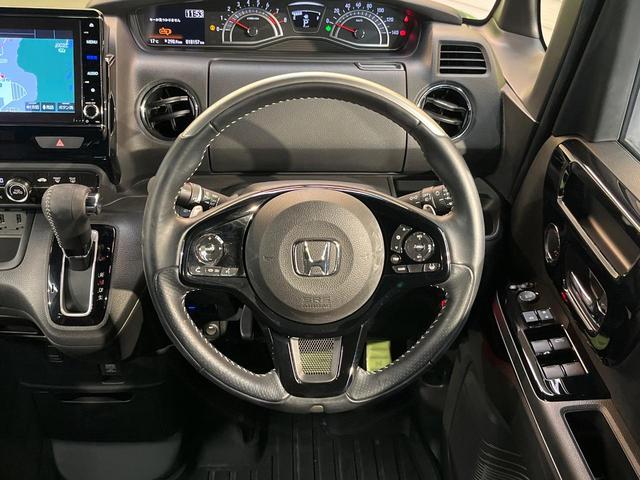 Ｎ－ＢＯＸカスタム Ｌターボ　純正８型ナビ　両側電動ドア　バックカメラ　レーダークルーズ　ホンダセンシング　シートヒーター　ＥＴＣ　ハーフレザー　ＬＥＤヘッド　ドラレコ　純正１５ＡＷ　ベンチシート　横滑り防止機能　スマートキー（12枚目）