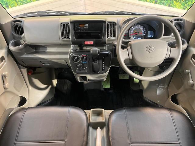 エブリイ ＰＡ　４ＷＤ　セーフティサポート　ドラレコ　リアコーナーセンサー　オーディオ　ブラック合皮シートカバー　アイドリングストップ　車線逸脱警報　ワンオーナー　禁煙車（2枚目）