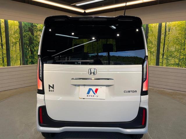 N-BOXカスタム ターボコーディネートスタイル 純正8型ナビ バックカメラ 両側電動ドア 衝突軽減ブレーキ シートヒーター LEDヘッド グレード専用15AW ETC車載器 アダプティブクルーズ 合皮レザーシート ブラックルーフ ワンオーナー 禁煙(15枚目)