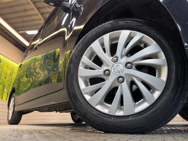 【純正１４インチアルミホイール】外観にマッチした純正アルミホイールを装着しております。各種社外アルミホイールや、スタッドレスタイヤも取扱いしております。是非ご相談ください♪