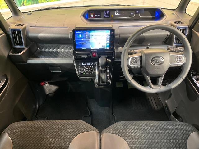 タント カスタムＲＳスタイルセレクション　スマートアシスト　９型ナビ　全周囲カメラ　両側電動ドア　アダプティブクルーズ　シートヒーター　ドラレコ　ＥＴＣ車載器　ハーフレザー　ＬＥＤヘッド　純正１５ＡＷ　コーナーセンサー　ワンオーナー　禁煙車（2枚目）