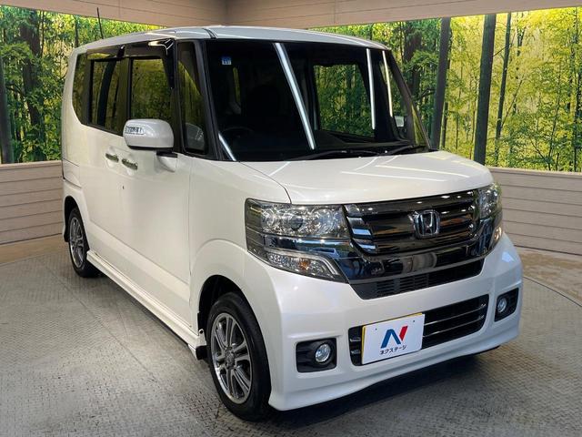 Ｎ－ＢＯＸカスタム Ｇ・Ｌパッケージ　４ＷＤ　衝突軽減ブレーキ　純正ディスプレイオーディオ　バックカメラ　電動ドア　シートヒーター　スマートキー　ＨＩＤヘッド　純正１４ＡＷ　ステリングスイッチ　オート電動格納ミラー　ワンオーナー　禁煙車（17枚目）