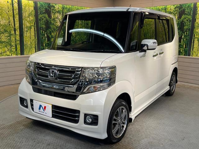 Ｎ－ＢＯＸカスタム Ｇ・Ｌパッケージ　４ＷＤ　衝突軽減ブレーキ　純正ディスプレイオーディオ　バックカメラ　電動ドア　シートヒーター　スマートキー　ＨＩＤヘッド　純正１４ＡＷ　ステリングスイッチ　オート電動格納ミラー　ワンオーナー　禁煙車（50枚目）
