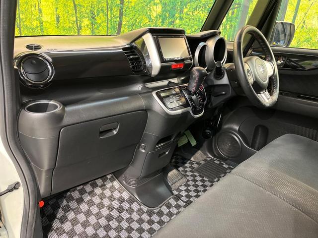 Ｎ－ＢＯＸカスタム Ｇ・Ｌパッケージ　ＳＤナビ　Ｂｌｕｅｔｏｏｔｈ　バックカメラ　電動ドア　ＥＴＣ車載器　横滑り防止装置　ＨＩＤヘッド　純正１４ＡＷ　ステリングスイッチ　スマートキー　アイドリングストップ　ワンオーナー　禁煙車（41枚目）