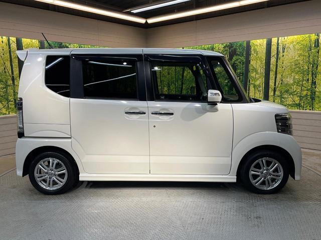 Ｎ－ＢＯＸカスタム Ｇ・Ｌパッケージ　ＳＤナビ　Ｂｌｕｅｔｏｏｔｈ　バックカメラ　電動ドア　ＥＴＣ車載器　横滑り防止装置　ＨＩＤヘッド　純正１４ＡＷ　ステリングスイッチ　スマートキー　アイドリングストップ　ワンオーナー　禁煙車（51枚目）