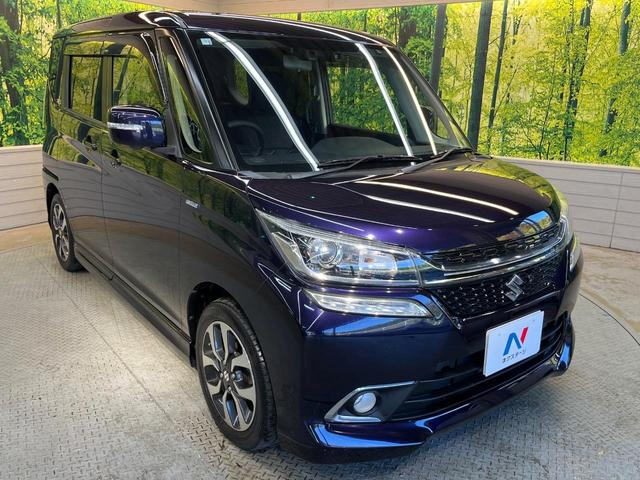 ソリオバンディット ハイブリッドＭＶ　電動スライドドア　メーカーナビ　全周囲カメラ　衝突軽減装置　禁煙車　スマートキー　クルーズコントロール　ＬＥＤヘッド　Ｂｌｕｅｔｏｏｔｈ　フルセグ　ＥＴＣ　ＣＤ／ＤＶＤ　車線逸脱警報　誤発進抑制機能（16枚目）