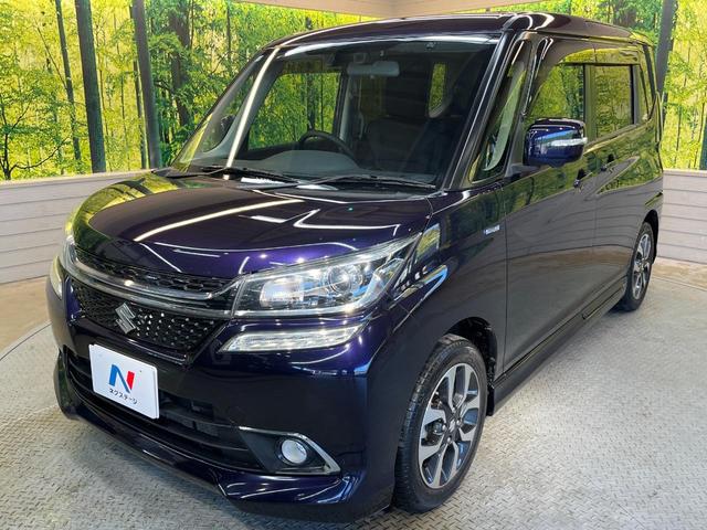 ソリオバンディット ハイブリッドＭＶ　電動スライドドア　メーカーナビ　全周囲カメラ　衝突軽減装置　禁煙車　スマートキー　クルーズコントロール　ＬＥＤヘッド　Ｂｌｕｅｔｏｏｔｈ　フルセグ　ＥＴＣ　ＣＤ／ＤＶＤ　車線逸脱警報　誤発進抑制機能（54枚目）