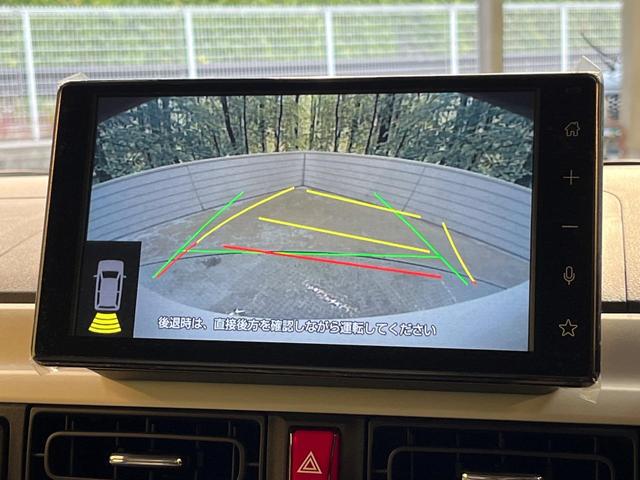 ムーヴキャンバス ストライプスＧ　届出済未使用車　純正９型ディスプレイオーディオ　バックカメラ　両側電動ドア　シートヒーター　クリアランスソナー　ＬＥＤヘッド・フォグ　電子パーキング　ブレーキホールド　ステアリングスイッチ　禁煙車（4枚目）