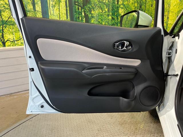 ノート Ｘ　衝突被害軽減システム　クリアランスソナー　車線逸脱警報　オーディオ　インテリジェントキー　ドラレコ　ブラックインテリア　エアコン　電動かく　ワンオーナー　禁煙車（33枚目）