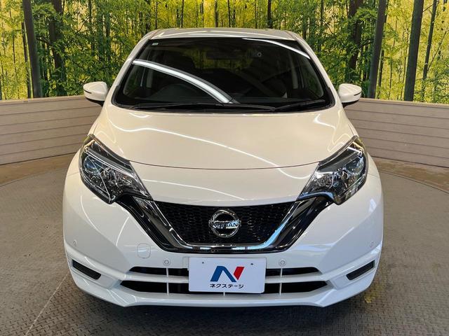 ノート Ｘ　衝突被害軽減システム　クリアランスソナー　車線逸脱警報　オーディオ　インテリジェントキー　ドラレコ　ブラックインテリア　エアコン　電動かく　ワンオーナー　禁煙車（45枚目）