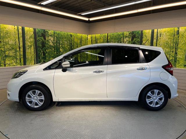 ノート Ｘ　衝突被害軽減システム　クリアランスソナー　車線逸脱警報　オーディオ　インテリジェントキー　ドラレコ　ブラックインテリア　エアコン　電動かく　ワンオーナー　禁煙車（47枚目）