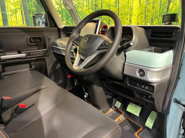 スペーシアギア ハイブリッドＸＺ　ターボ　両側電動スライド　純正８型ナビ　全周囲カメラ　衝突軽減装置　禁煙車　２トーンカラー　シートヒーター　ドラレコ　コーナーセンサー　スマートキー　Ｂｌｕｅｔｏｏｔｈ　フルセグ　ＥＴＣ　ルーフレール（52枚目）