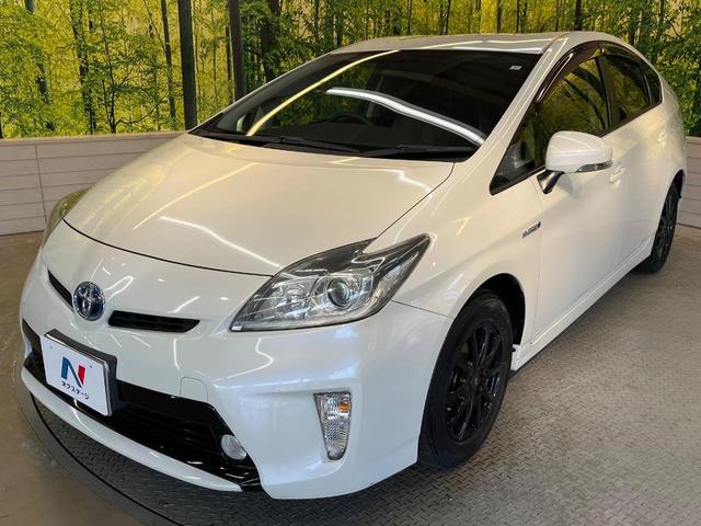 プリウス Ｓ　純正ナビ　バックカメラ　スマートキー　Ｂｌｕｅｔｏｏｔｈ　オートエアコン　合皮レザーシートカバー　ＥＴＣ車載器　ＨＩＤヘッド　１５アルミホイールワンオーナー　禁煙車（50枚目）