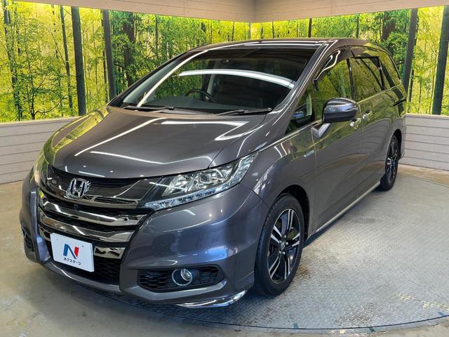 オデッセイハイブリッド ハイブリッドアブソルート・ホンダセンシングＥＸパック　ホンダセンシング　メーカーナビ　全周囲カメラ　両側電動ドア　アダプティブクルーズ　ブラインドスポットモニター　リアオートエアコン　ハーフレザー　ＬＥＤヘッド　純正１７アルミ　ＥＴＣ　禁煙車（56枚目）