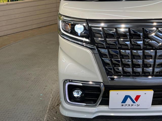 スペーシアカスタム ハイブリッドXSターボ ターボ セーフティサポート SDナビ 全方位モニター 両側電動ドア アダプティブクルーズ リアコーナーセンサー シートヒーター パドルシフト LEDヘッド ハーフレザー ETC 車線逸脱警報 禁煙車(13枚目)