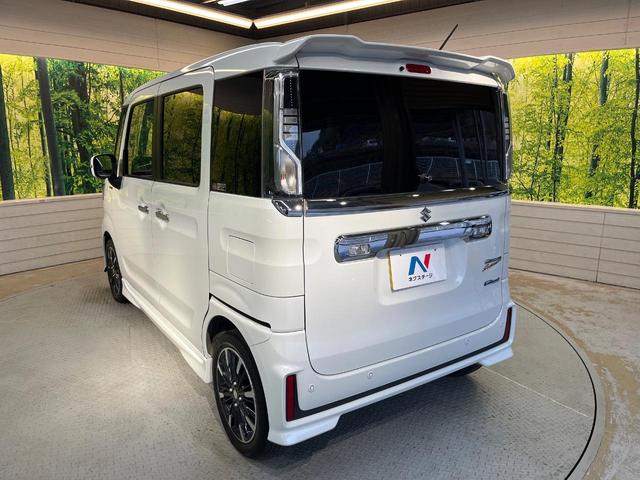 スペーシアカスタム ハイブリッドXSターボ ターボ セーフティサポート SDナビ 全方位モニター 両側電動ドア アダプティブクルーズ リアコーナーセンサー シートヒーター パドルシフト LEDヘッド ハーフレザー ETC 車線逸脱警報 禁煙車(61枚目)