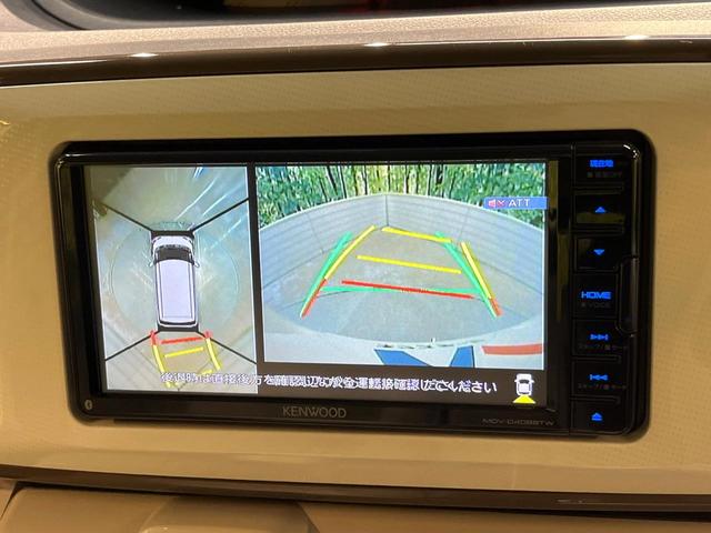 ムーヴキャンバス Xメイクアップリミテッド SAIII 衝突軽減 SDナビ 全周囲カメラ 両側電動ドア ETC車載器 ドラレコ Bluetooth オートハイビーム オートエアコン ステアリングスイッチ アイドリングストップ スマートキー 禁煙車(4枚目)