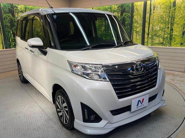 ルーミー カスタムG S 衝突軽減ブレーキ 両側電動ドア クルーズコントロール LEDヘッド オートエアコン ステアリングスイッチ 革巻きステリング アイドリングストップ 車線逸脱警報 誤発進抑制機能 電動格納ミラー 禁煙車(16枚目)