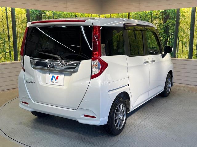 ルーミー カスタムG S 衝突軽減ブレーキ 両側電動ドア クルーズコントロール LEDヘッド オートエアコン ステアリングスイッチ 革巻きステリング アイドリングストップ 車線逸脱警報 誤発進抑制機能 電動格納ミラー 禁煙車(17枚目)