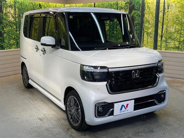 Ｎ－ＢＯＸカスタム ターボ　純正９型ナビ　全周囲カメラ　両側電動ドア　シートヒーター　アダプティブクルーズ　クリアランスソナー　ドラレコ　ハーフレザー　ＬＥＤヘッド＋フォグ　ブレーキホールド　ＡｐｐｌｅＣａｒＰｌａｙ　禁煙車（17枚目）