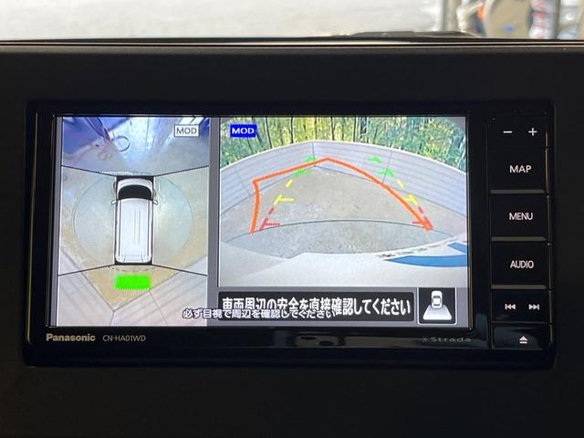 ルークス ハイウェイスター　Ｘ　衝突軽減　ＳＤナビ　全周囲カメラ　クリアランスソナー　ハンズフリー電動ドア　ドラレコ　インテリジェントキー　ＬＥＤヘッド　純正１７アルミ　タッチパネル式オートエアコン　ステアリングスイッチ　禁煙車（4枚目）