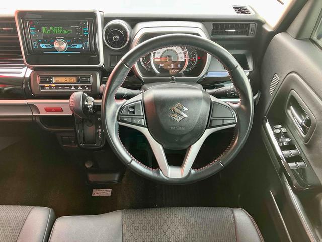 スペーシアカスタム ハイブリッドXS 両側電動スライドドア クリアランスソナー レーンアシスト 衝突被害軽減システム オートライト LEDヘッドランプ スマートキー アイドリングストップ 電動格納ミラー シートヒーター ベンチシート(3枚目)