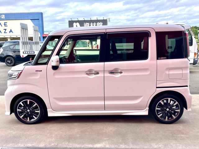 スペーシアカスタム ハイブリッドXS 両側電動スライドドア クリアランスソナー レーンアシスト 衝突被害軽減システム オートライト LEDヘッドランプ スマートキー アイドリングストップ 電動格納ミラー シートヒーター ベンチシート(17枚目)