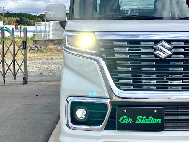 スペーシアカスタム ハイブリッドXS 両側電動スライドドア クリアランスソナー レーンアシスト 衝突被害軽減システム オートライト LEDヘッドランプ スマートキー アイドリングストップ 電動格納ミラー シートヒーター ベンチシート(32枚目)