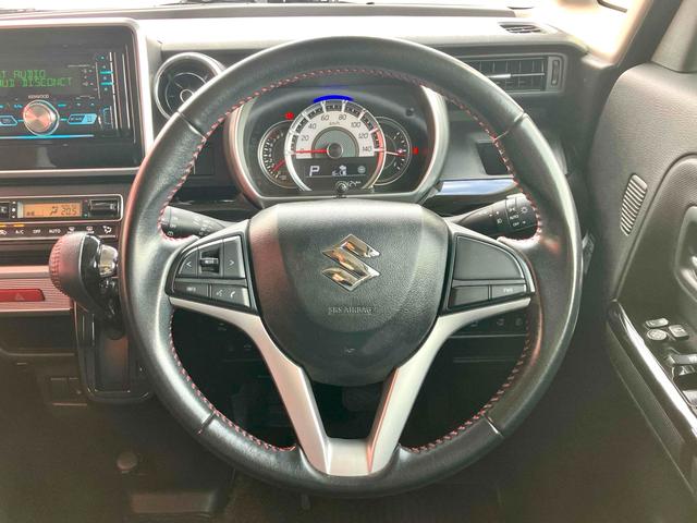 スペーシアカスタム ハイブリッドXS 両側電動スライドドア クリアランスソナー レーンアシスト 衝突被害軽減システム オートライト LEDヘッドランプ スマートキー アイドリングストップ 電動格納ミラー シートヒーター ベンチシート(50枚目)